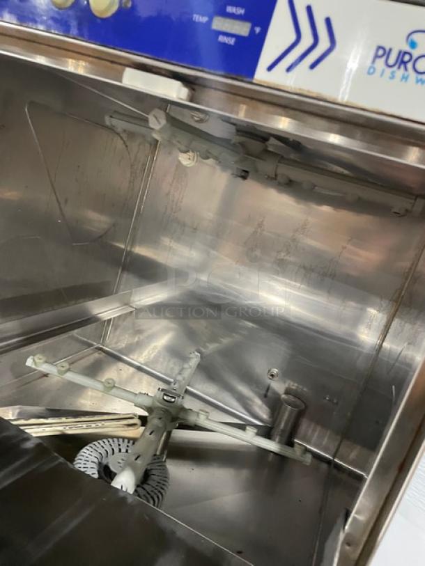 Jet-Tech PuroClean Series Commercial Stainless Steel Electric Powered Undercounter Dishwashing Machine! - Image 5 of 7