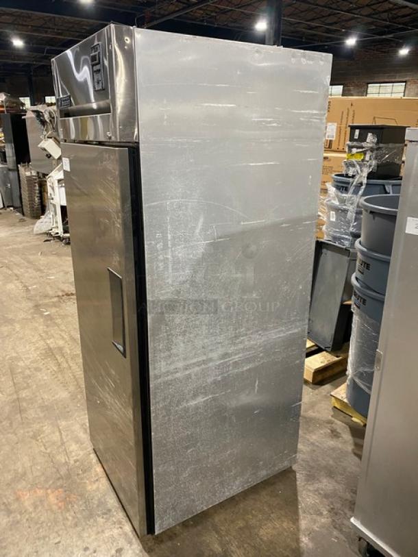 True Commercial Stainless Steel Solid Single Door Reach In Refrigerator! With TrueTemp Energy Saver! With Poly Coated Wire Racks! Model: TG1R-1S SN: STAR257006! 115V 1 Phase! - Image 2 of 9