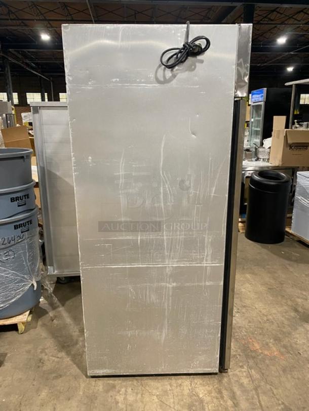 True Commercial Stainless Steel Solid Single Door Reach In Refrigerator! With TrueTemp Energy Saver! With Poly Coated Wire Racks! Model: TG1R-1S SN: STAR257006! 115V 1 Phase! - Image 3 of 9