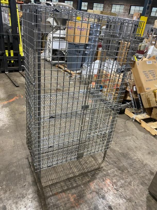Metro Commercial Chrome Plated 3-Tier Wired Storage Rack! On Legs! - Image 3 of 6