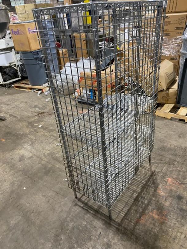 Metro Commercial Chrome Plated 3-Tier Wired Storage Rack! On Legs! - Image 4 of 6