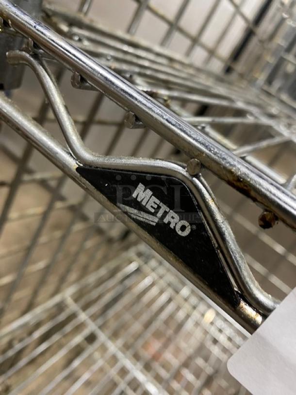 Metro Commercial Chrome Plated 3-Tier Wired Storage Rack! On Legs! - Image 6 of 6