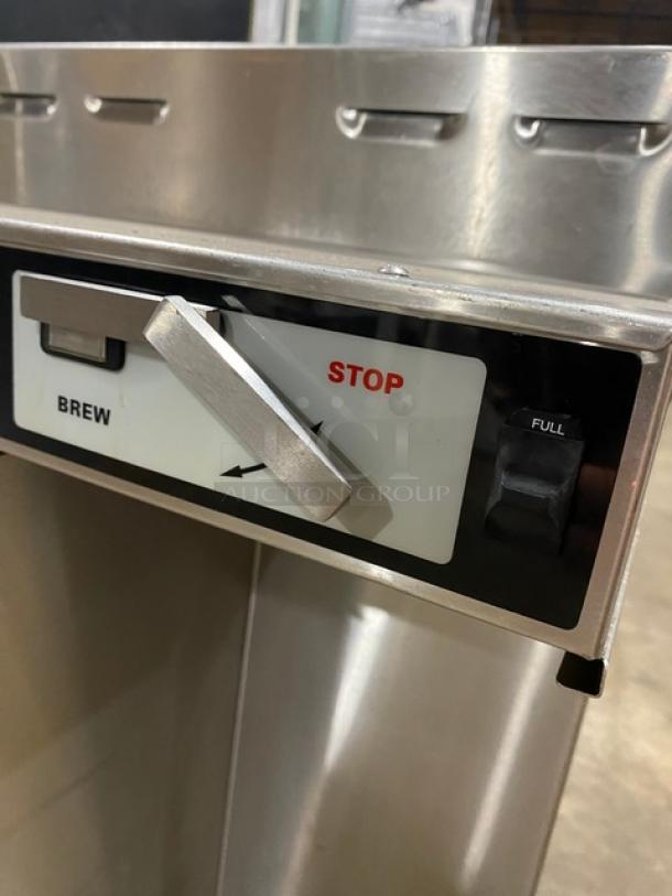 Fetco Commercial Stainless Steel Electric Powered Countertop Automatic Twin Coffee Brewer! With Hot Water Dispenser! Model: CBS-52H15 SN: 11286503A! 240V 1 Phase! On Legs! - Image 5 of 9