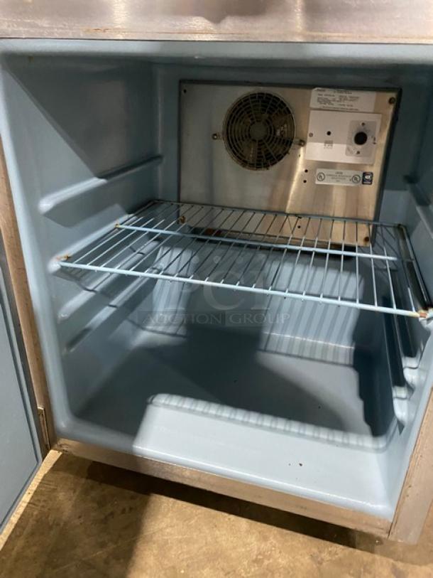 Delfield Commercial Stainless Steel Solid Single Door Undercounter Refrigerator! Model: 406CA-DHL-DD1 SN: 0508036102880-T! 115V 1 Phase! On Casters! - Image 5 of 7