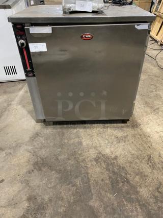 FWE Commercial Stainless Steel Electric Powered Countertop Hot Food Heated Holding/Warming Cabinet! With Built In Pan Slides! With Wired Racks! Model: HLC-SL1826-8-CHP SN: 165031501! 120V 1 Phase! On Casters!