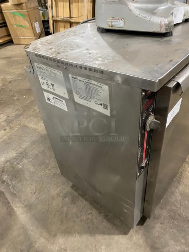FWE Commercial Stainless Steel Electric Powered Countertop Hot Food Heated Holding/Warming Cabinet! With Built In Pan Slides! With Wired Racks! Model: HLC-SL1826-8-CHP SN: 165031501! 120V 1 Phase! On Casters! - Image 2 of 8