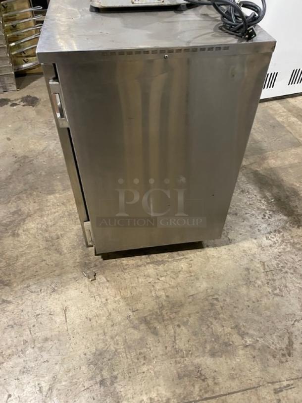 FWE Commercial Stainless Steel Electric Powered Countertop Hot Food Heated Holding/Warming Cabinet! With Built In Pan Slides! With Wired Racks! Model: HLC-SL1826-8-CHP SN: 165031501! 120V 1 Phase! On Casters! - Image 3 of 8