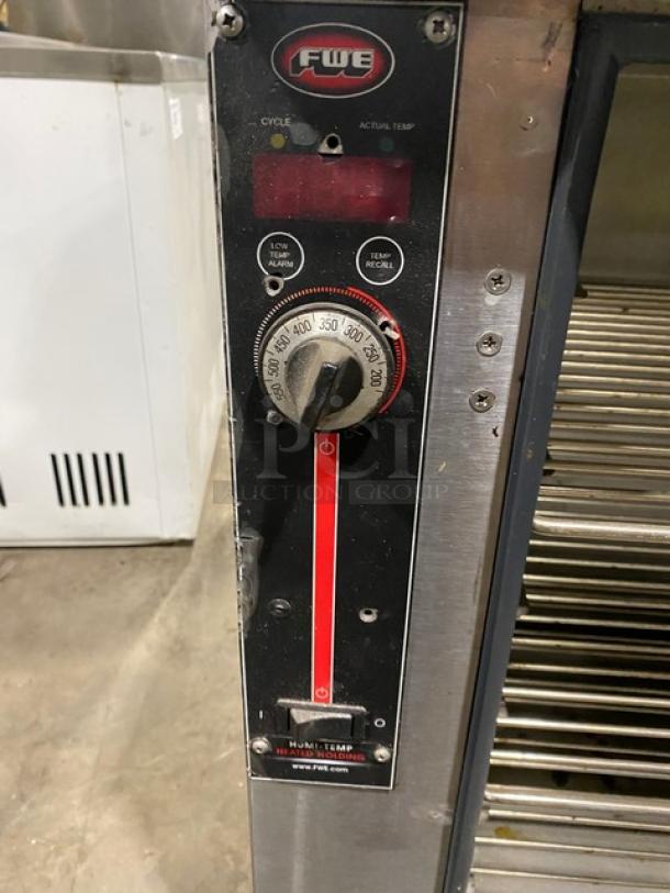 FWE Commercial Stainless Steel Electric Powered Countertop Hot Food Heated Holding/Warming Cabinet! With Built In Pan Slides! With Wired Racks! Model: HLC-SL1826-8-CHP SN: 165031501! 120V 1 Phase! On Casters! - Image 6 of 8