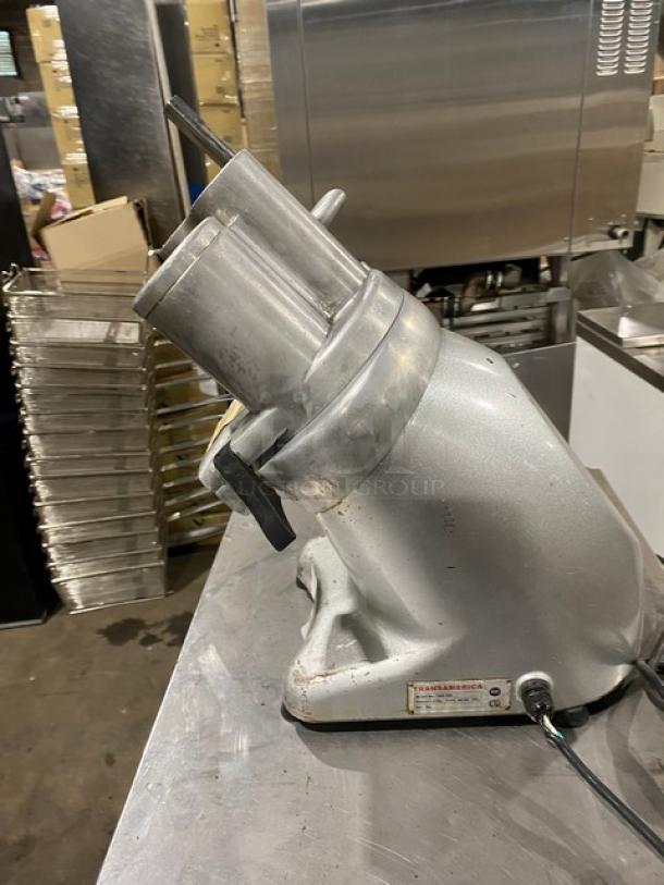 Transamerica Commercial Electric Powered Countertop Deluxe Food Processor Machine! Model: TBR-580 SN: 0900376! 115V 1 Phase! On Legs! - Image 4 of 7