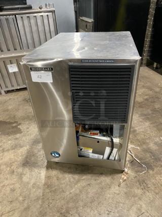 Hoshizaki Commercial Stainless Steel Electric Powered Air-Cooled Cresent Cuber Ice Making Machine Head! Model: KM-515MAH SN: T00207D! 115-120V 1 Phase! - Item #1184634
