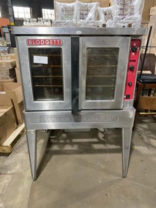 Blodgett Commercial Stainless Steel Electric Powered Single Stack Convection Oven! With Wired Oven Racks! On Legs!