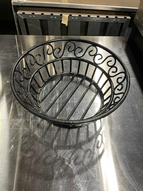 Lot Of Commercial Black Wired Serving/Display Baskets! ALL ONE MONEY! - Image 2 of 4