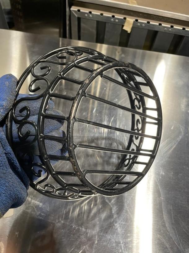 Lot Of Commercial Black Wired Serving/Display Baskets! ALL ONE MONEY! - Image 4 of 4