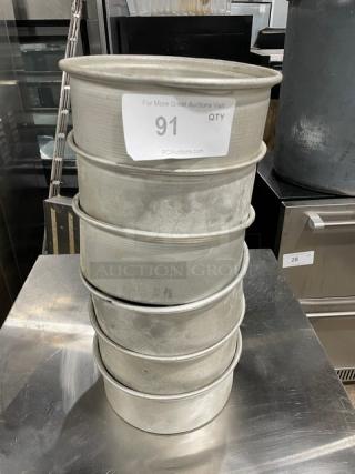 Lot Of Commercial Round Aluminum Cake/Baking Pans! ALL ONE MONEY!