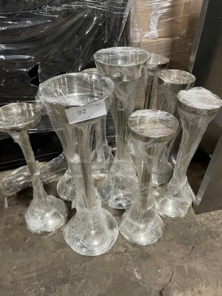 Lot Of Commercial Stainless Steel Wine Bucket Stands! ALL ONE MONEY!