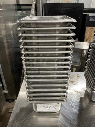Commercial Stainless Steel Hotel/Steamtable Pans! 18X Your Bid!