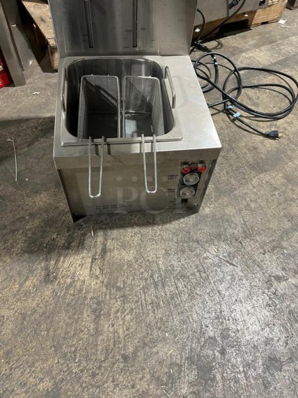 Bella Festa Foods Style Commercial Stainless Steel Eletric Powered Countertop Al Dente Pasta Cooker! With Mesh Baskets! Model: AB 93 SN: N1072! 120V 1 Phase! - Image 2 of 7