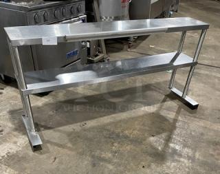 Commercial Stainless Steel Double Overhead Salamander Shelf!