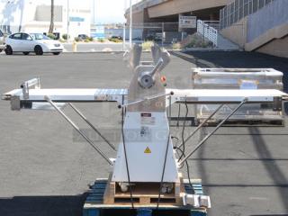 BRAND NEW SCRATCH-N-DENT!	Estella DSF94 94" Floor Reversible Dough Sheeter - 110V 6.25 Amps	1 Phase	750 Watts, 1 hp.  Serial Number: 348DSF94072400043 Ship Weight: 650 lb.