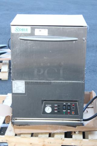 NEW SCRATCH-N-DENT! Noble Warewashing UL30 Low Temperature Undercounter Dishwasher with 10" Adjustable Stand - 115 Volts	13.2 Amps	1 Phase	S/N: 24J425882