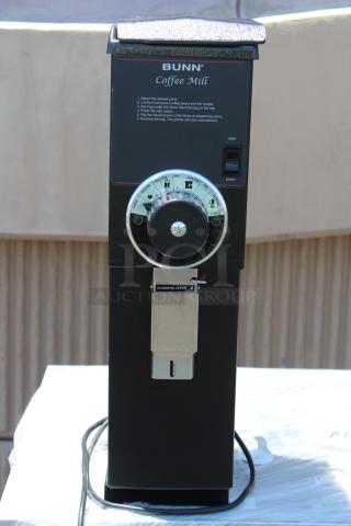 BRAND NEW SCRATCH-N-DENT! Bunn 22100.0000 G3 HD 3 lb. Black Bulk Coffee Grinder, 120 Volts	9 Amps. Serial Number: G300097497