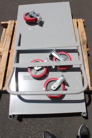 BRAND NEW SCRATCH-N-DENT! Lavex Pro 30" x 60" 2,500 lb. Heavy-Duty Steel Platform Truck. Out of original packaging. May be missing parts.