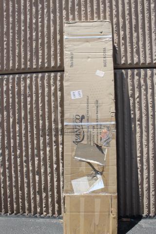 BRAND NEW! Avantco 178SSDOS6012 Stainless Steel Double Deck Overshelf - 12" x 60". Original packaging was damaged. Small pieces may be missing.