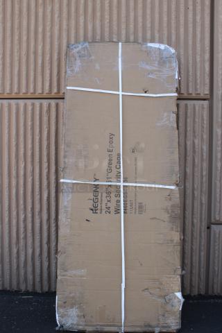 BRAND NEW SCRATCH-N-DENT! Regency 460EGSC2436 NSF Green Wire Security Cage - 24" x 36" x 61"