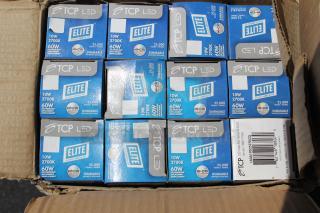 BRAND NEW! (3) Cases of TCP L60A19D2527KCQ 10W Dimmable LED Lamp, 800 Lumens, 2700K (A19). 3x Your Bid.
