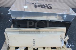 BRAND NEW SCRATCH-N-DENT! Backyard Pro 554BPSB160QT 160 Qt. Liquid Propane Cajun Seafood Boiler Cart. Unit is bent.