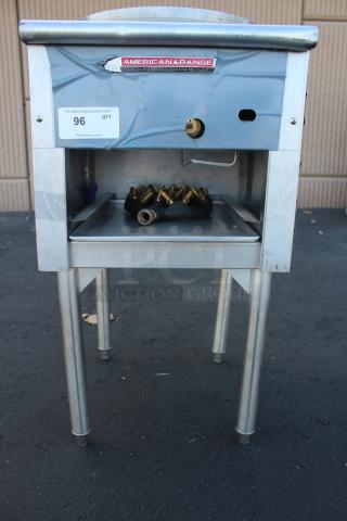 BRAND NEW SCRATCH-N-DENT! American Range ARWR-J16 Natural Gas Jet Wok Range with 16" Ring - 125,000 BTU. Bent & Missing Pieces.