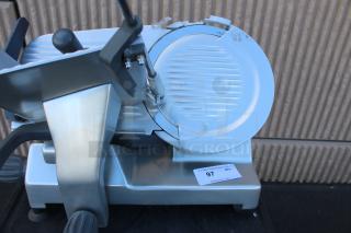 BRAND NEW SCRATCH-N-DENT! Ecoline by Hobart ECO12-1 12" Medium-Duty Manual Meat Slicer - 120V, 1/2 hp. Serial Number: EN-1107961. Missing Parts.