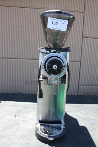 BRAND NEW! Bunn 55600.0300 GVH-3 3 lb. Stainless Steel Bulk Coffee Grinder - 120V, 11 Amps. Serial Number: GVH0006395. Out of Original Packaging. NO DAMAGE OR DEFECTS. Unit is complete. - Item #1191643