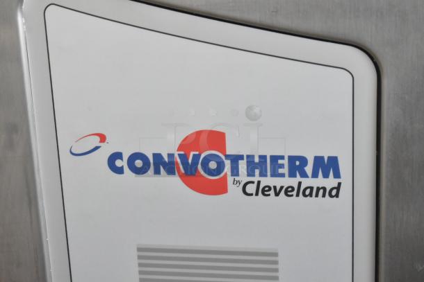 Brand new 2023 Cleveland OEB-10.10 combi convection oven, stainless steel, electric, 440/480V, 3 phase, light scratches.