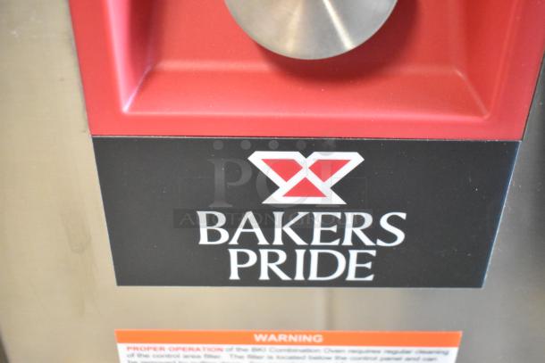 Bakers Pride AEHE061R stainless steel commercial combi convection oven, electric, 208V, 3 phase, brand new.