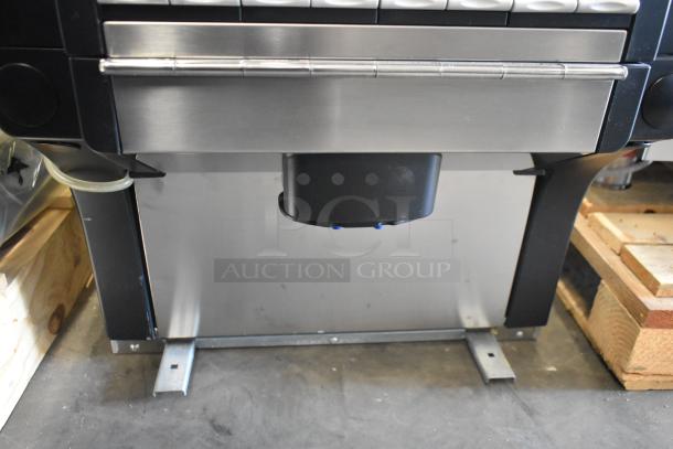 Necta Kolbalto commercial metal espresso machine, countertop model, automatic, 208/250V, 1 phase, in good condition.