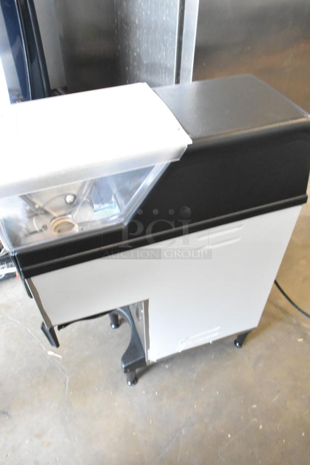 Grindmaster Grind N Brew coffee grinder and maker, stainless steel, countertop model with hot water dispenser, good condition.