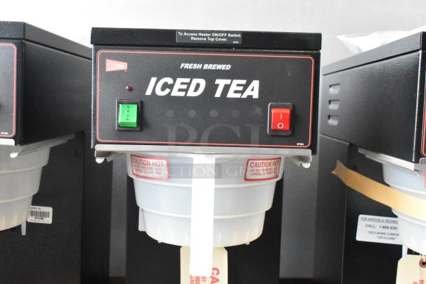 Brand new Cecilware LTB-105-1R iced tea machine, metal build, poly brew basket, 120V, countertop model.