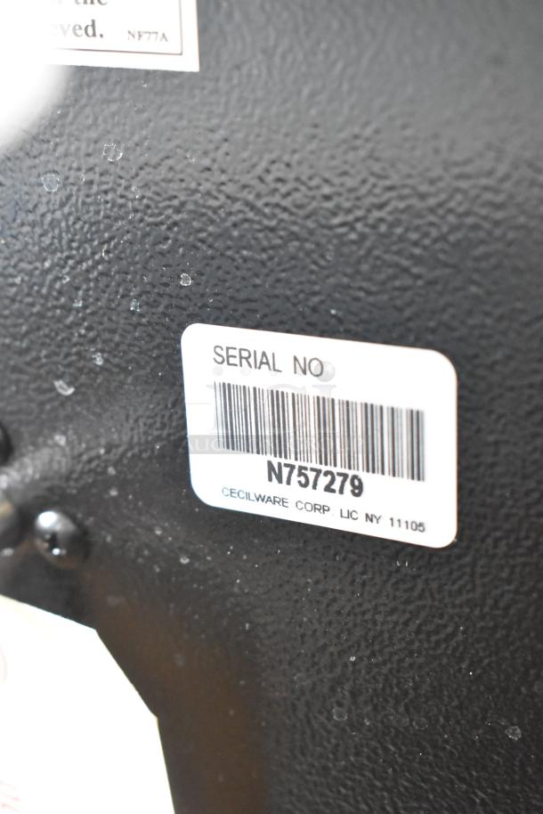 Cecilware LTB-105-1R Iced Tea Machine, brand new, scratch and dent, 120V, 1 Phase, with serial number tag N757279.