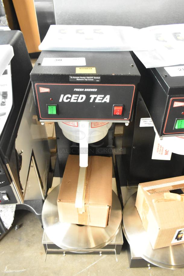 Cecilware LTB-105-1R commercial iced tea machine, metal, poly brew basket, brand new, 120V, 1 phase, countertop model.