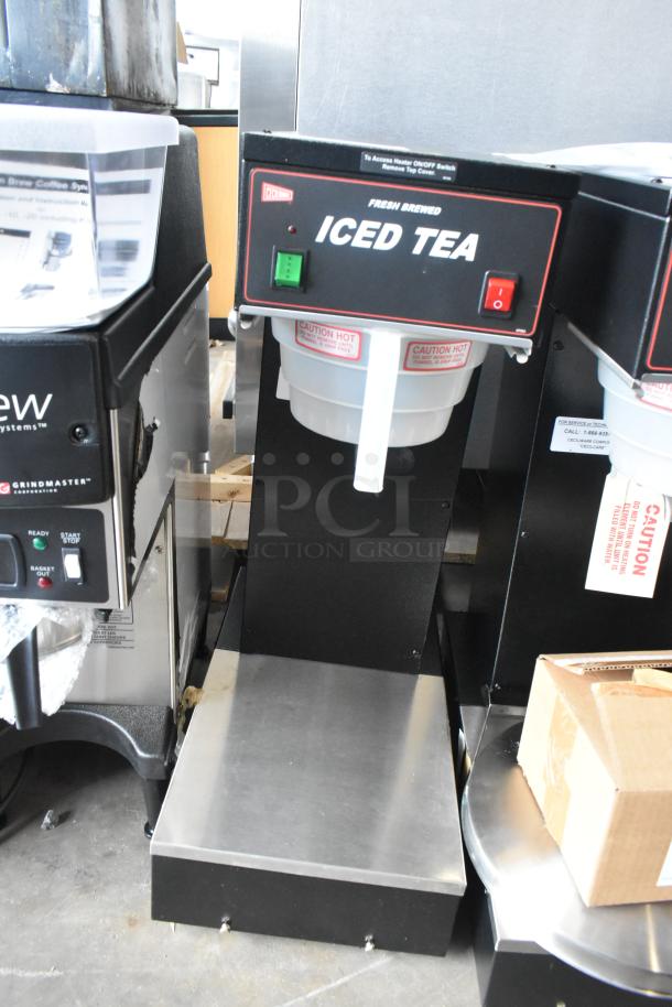 Brand new Cecilware LTB-105-1R iced tea machine, metal finish, 120V, 1 phase, poly brew basket, commercial use.