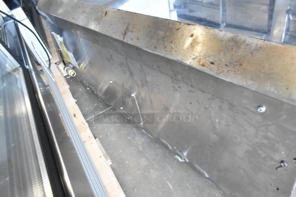 Keating Miraclean ABX3D stainless steel commercial gas griddle, chrome top, thermostatic controls, visible wear.