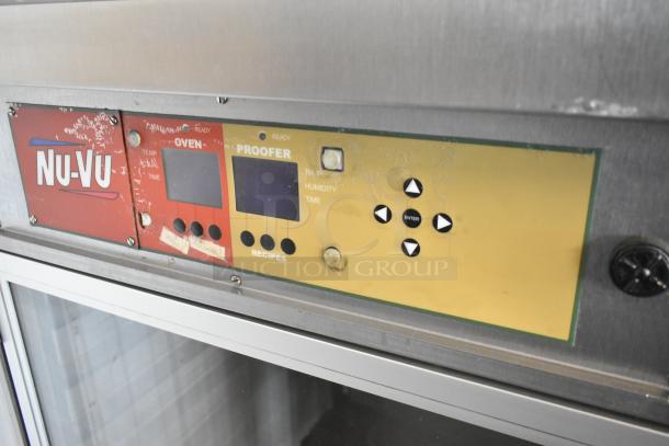 Nu Vu SUB-123P stainless steel commercial oven proofer control panel, electric, 208V, 3-phase, with user interface.