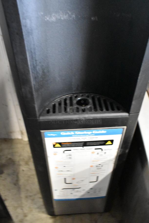 Culligan BAEMUV1SHSK-DU100 water cooler, 115V, 1-phase, with a visible quick setup guide on the front panel.