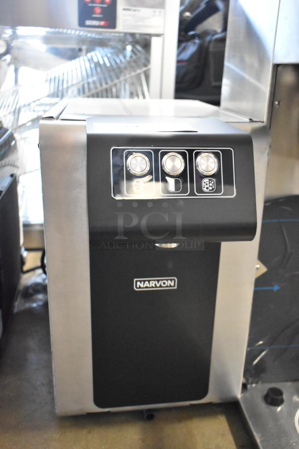2024 Narvon 23BCWD8 stainless steel countertop water dispenser, scratch and dent, offers chilled, ambient, sparkling options.