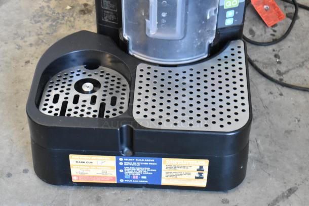 Taylor X83684-12 Metal Commercial Countertop Frozen Beverage Mixing Machine with stainless drip tray, excellent condition.