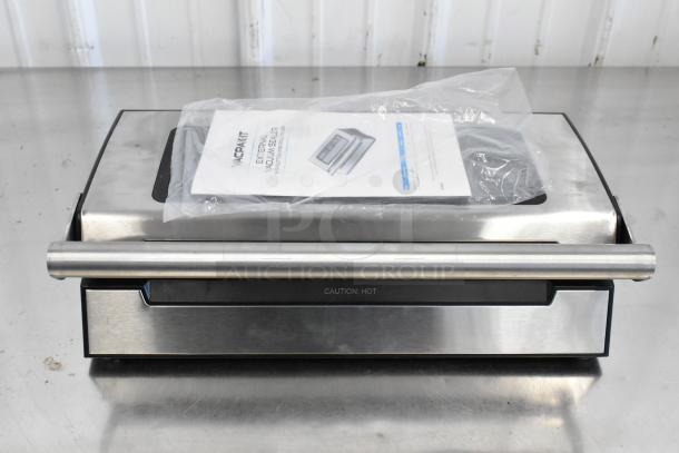 2024 VacPak-It 186VSM12PRO vacuum sealer with 12" seal bar, cutter, roll holder; includes manual; 120V, 1 Phase.