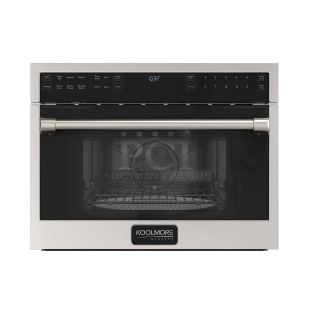 BRAND NEW KoolMore KM-CWO24-AFSS 24" speed oven microwave. Stainless steel, convection feature, scratch and dent condition.