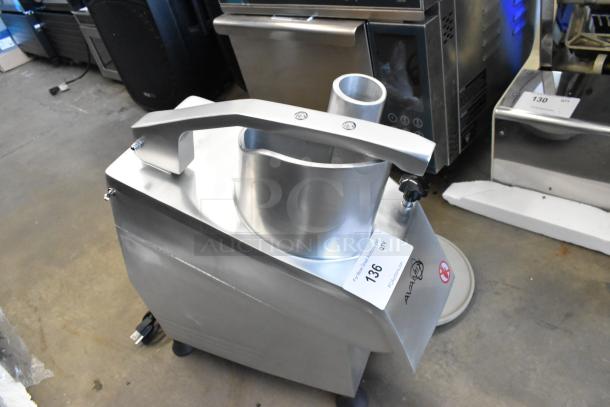 BRAND NEW AvaMix 177CFP5D Metal Commercial Food Processor, 120 Volts, countertop model, minor scratches, tag indicates model number.