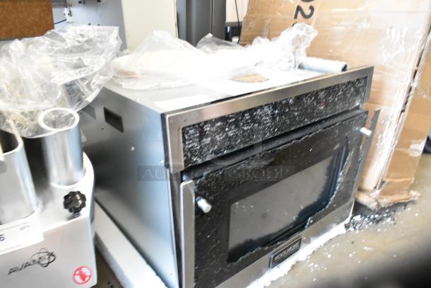 BRAND NEW KoolMore KM-CWO24-AFSS 24" Speed Oven with glass damage, stainless steel finish, 120V, 1 phase.